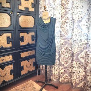 Lafayette 148 New York cocktail dress (peacock, sz M)